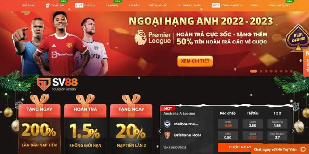 Khuyến Mãi Nạp Tiền Sv88 | Cược An Toàn, Nhận Thưởng Lớn