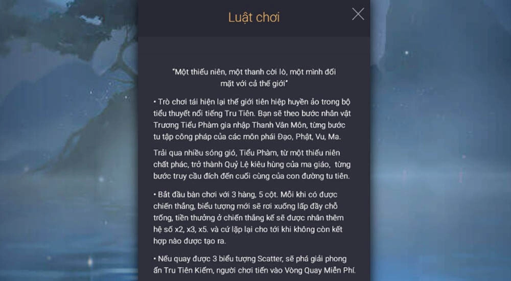 Luật chơi Tru Tiên SV88 cơ bản nhất