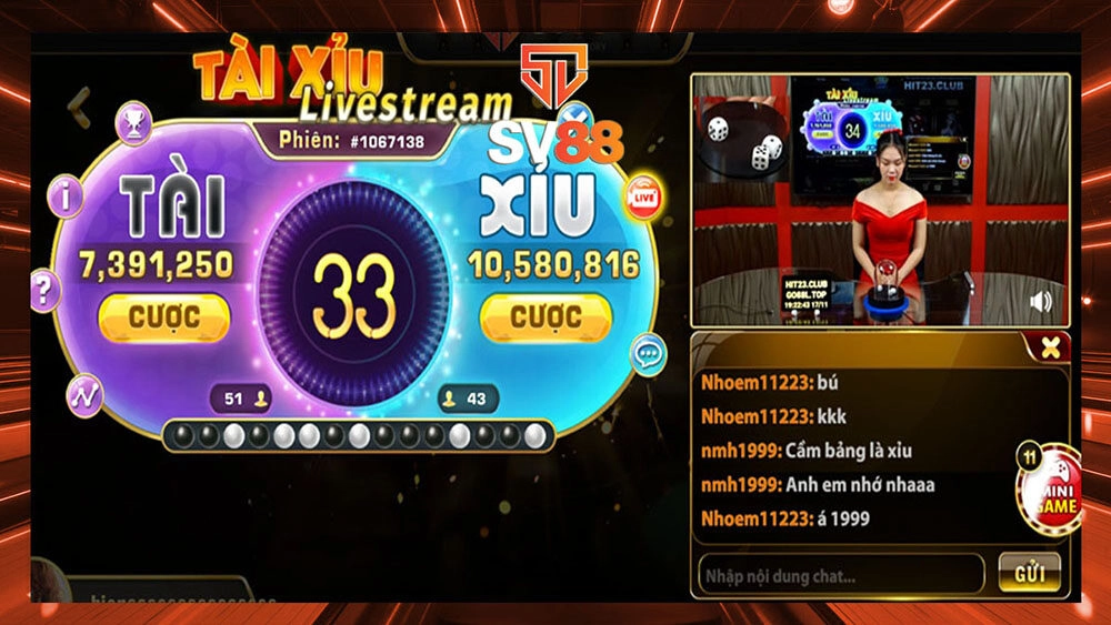 Tài xỉu livestream Sv88 | Chiến Thắng Dễ Dàng Nhất 2024